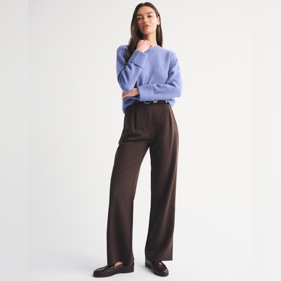 Abercrombie & Fitch Pants - Abercrombie & Fitch women’s Sloane Tailored wide leg pants in blue